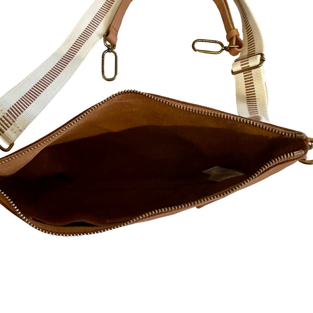 Madewell Tan Leather Crossbody Bag, New - Picture 5 of 5